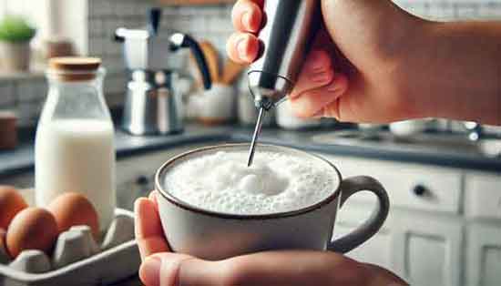 Milch aufschäumen