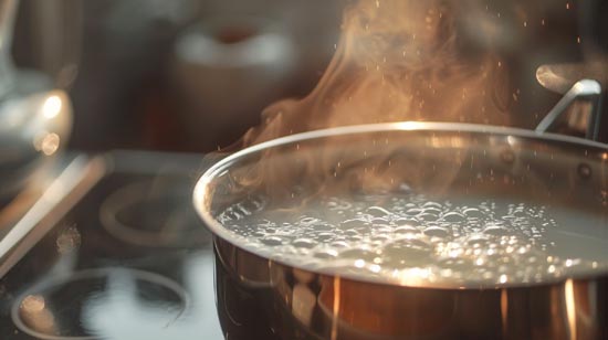 Milch kochen Milch kochen