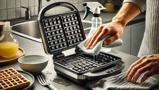 Waffeleisen reinigen