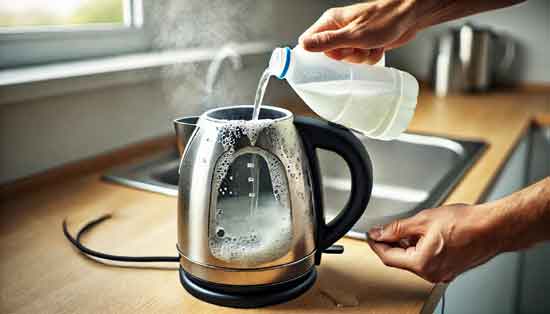 Wasserkocher entkalken